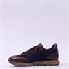 Hispanitas Oregon Bungee Lace Trainer - Brown Navy